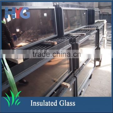 Coated insulated window glass square meter price lowest