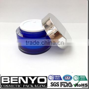 zhejiang Benyo blue acrylic cosmetic jar