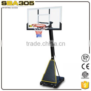 international standard moveable adjustable basketball stand