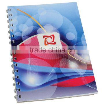 Spiral bound notepad A6 with full color cover