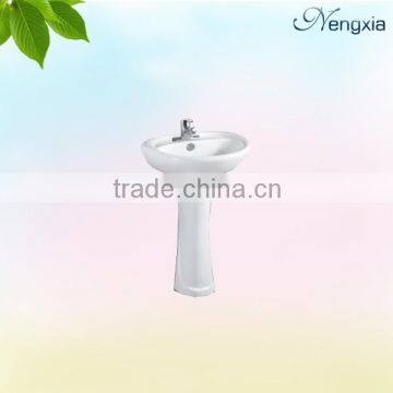 19 inch HUIDA pedestal standing basin made in China