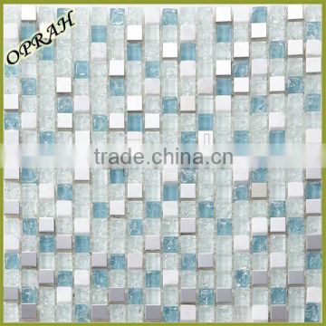 best price broken glass mosaic tile for home decoration