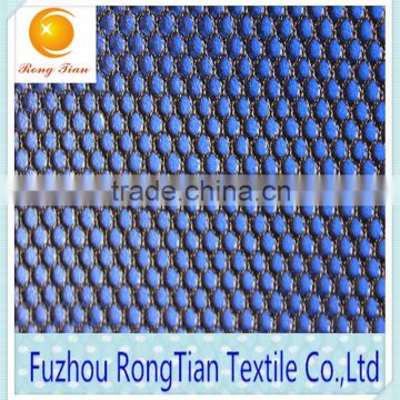 Wholesale 100 black polyester tricot 150g hexagonal mesh fabric for clothing