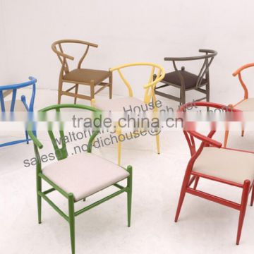 Factory hot sale Relax Wooden Wishbone Y Chair ,Y dining chair for restaurant,wood design y chair