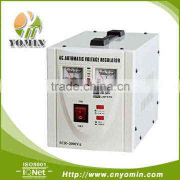 Manufacturer YMSCR-2 Single Phase Relay Type Stabilizer , Automatic SCR Stabilizer 2000VA /