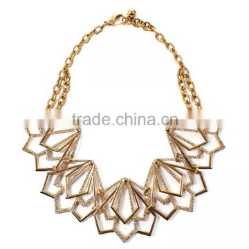 New Design Hot Sale Fashion delicate state statement necklace, geometric necklace, in stock jewelry