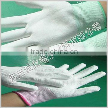 13 needle PU Palm fit clean Gloves