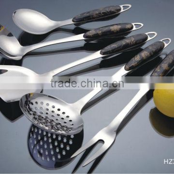 Unique hotel bakelite handle stainless steel ladle
