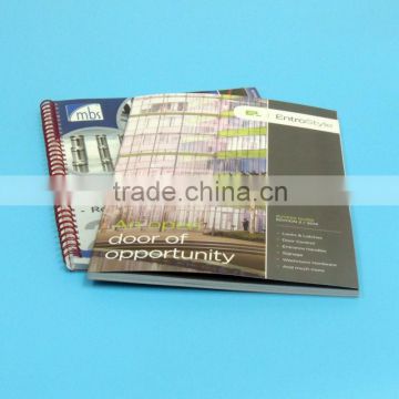 folded brochure printing services with film lamination good qaulity low price
