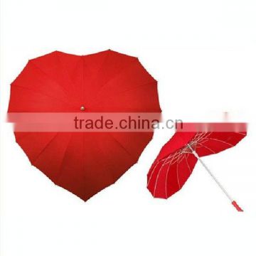 2013 first-class love heart shape special umbrellas for promotion