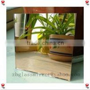 Gold/clear/bronze/grey/colored silver mirror glass sheet with fenzi paint from China