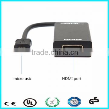 Male to female HDMI port MHL adapter for Android phone