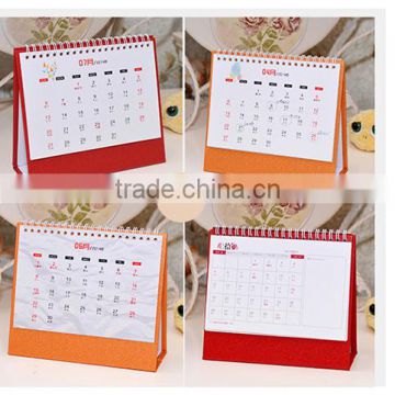 2016 adervertising desk calender with color printing service