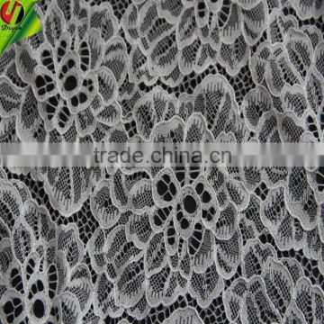 2015 New Fashion Knitted Spandex Lace Fabric For Garment