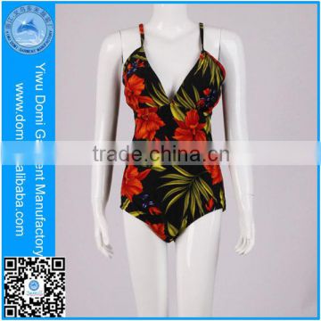 Domi 2014 swimwear & beachwear suit fat women one piece plus size swimwear for women