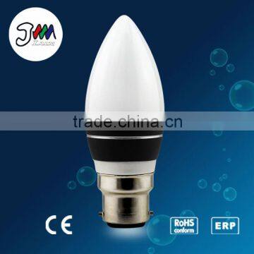 hot sales Jiangsu china sliver c37 led lighting B22