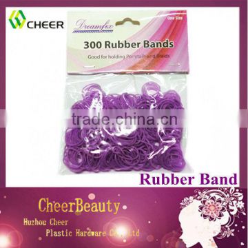 Purple color rubber band ring