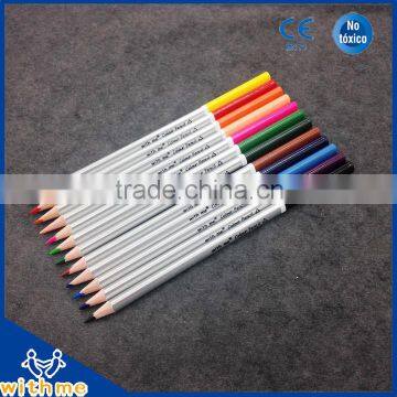 12c 7 inch High quality triangle dipped end color pencil