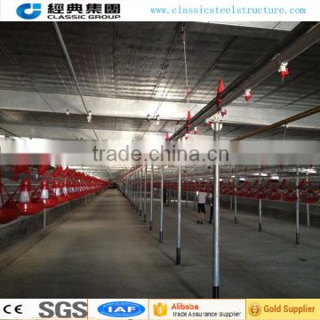 Customized design square tube design poultry chicken shed