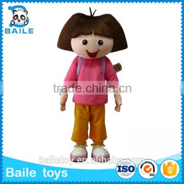 Custom Dora figure mascot costumes manufacturer