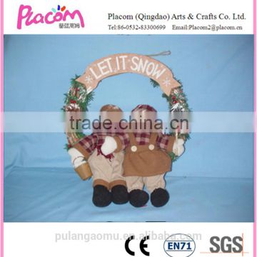 2015 Wholesale Plush Christmas Snowman Decorations, Christmas Ornament