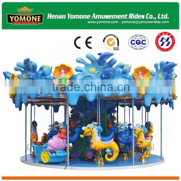 China amusement park playground equipment merry go round kiddie rides carousel for sale