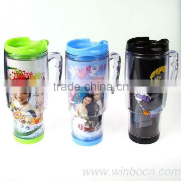 Auto Plastic Handle Couples Cup & Mug for driver DIY