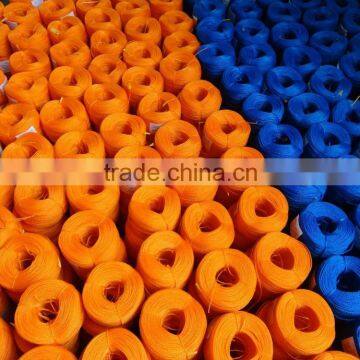 4mm Orange Polyethylene Twisted rope