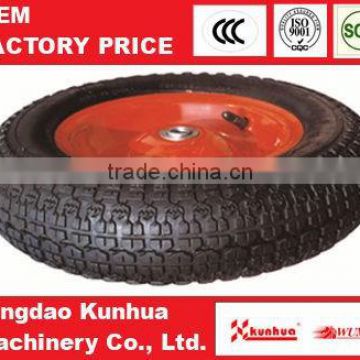 solid rubber wheel from China 3.50-8