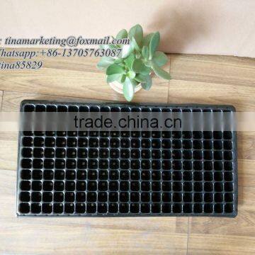 PS Plastic Seedling Tray 200 Cell, Plastic Plug Seed Nursery Tray for Planting Germination Purpose