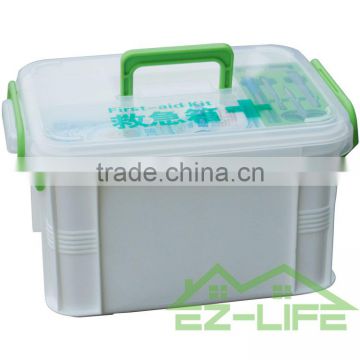 manufacturer high quality wholesale CE FDA approved oem promotional medical plastic emergency first aid storage box/case/kit