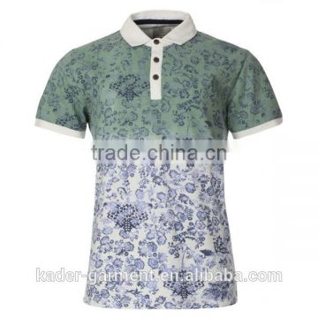 2014 Factory Directly Wholesale 100% Cotton Printing Brand Mens Polo Shirts