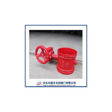 groove butterfly valve with high quality and low price