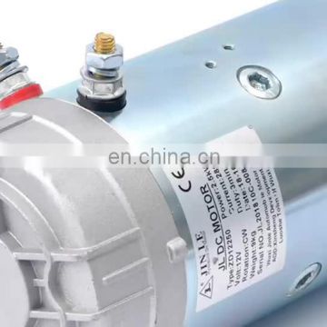 Drive in high speed 24V dc motor for snow sweeper 2.5KW