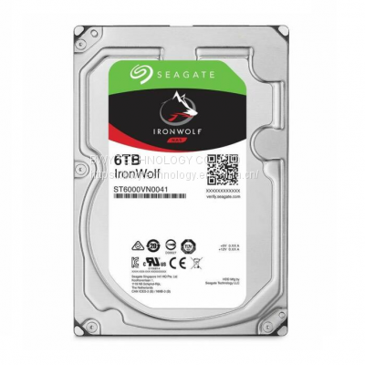Seagate IronWolf 6TB NAS Internal Hard Drive HDD – 3.5 Inch SATA 6Gb/s 7200 RPM 256MB Cache for RAID Network Attached Storage ST6000VN0033