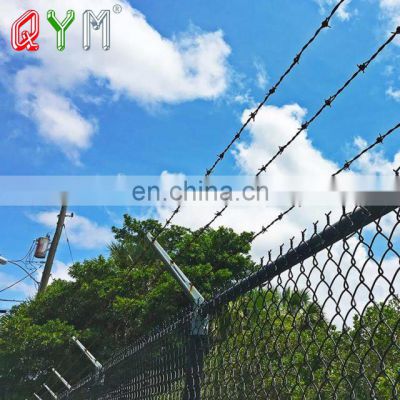 Prison Airport Chain Link Fence with Barbed Wire on Top