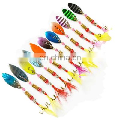 Discount price Fishing Spinners Equipment 3g 5g Metal Spinnerbait spoon  fishing lure blanks artificial wobbler bass hook