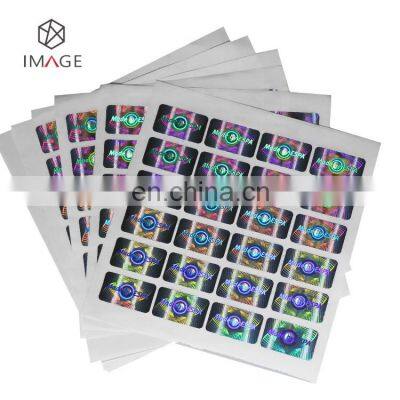 Rainbow Effect Personalised Custom Hologram Sticker for Gift Packaging Boxes
