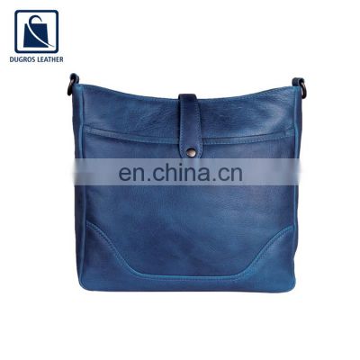 Leading Exporter of Top Quality Fashionable Stylish Genuine Leather Side Bag