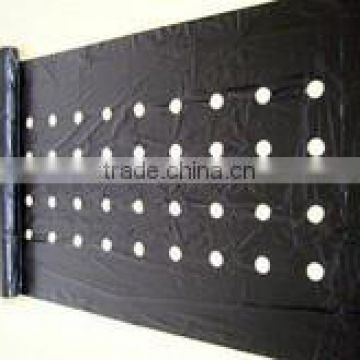 Blow molding perforated agricultural plastic film