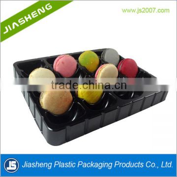 24 pcs wholesale blister plastic macaron packaging boxes manufacturer