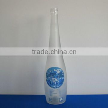 750ML GLASS JUICE BOTTLE WITH CORK LID AND LED LIGHT