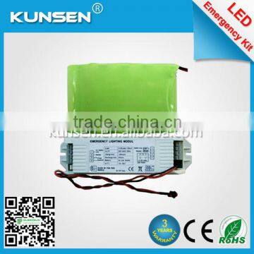 LED tube Non 100% output Emergency lighting pack module