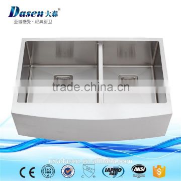 Commercial double bowel handmade rv kitchen sink in Bangladesh