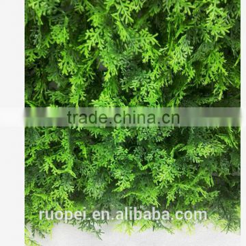 New designe artificial hot sale leaf green wall for garden decor