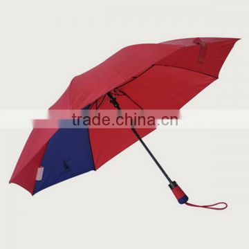 2016 Hot sale fashion folding ladies red umbrella