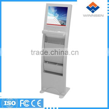 Touch screen kiosk for shopping mall supermarket airport/lobby touch screen kiosk