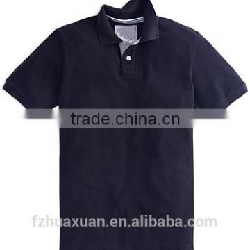 wholesale black custom polo T- shirt printing for men