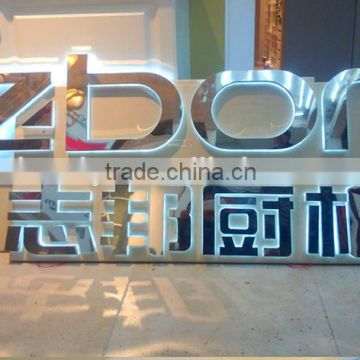 Waterproof stainless steel led reverse lit channel letter                        
                                                                                Supplier's Choice