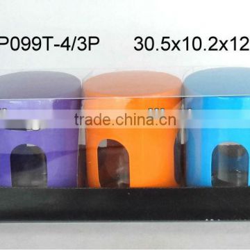 Glass storage jar with metal casing (CCP099T-4/3P)